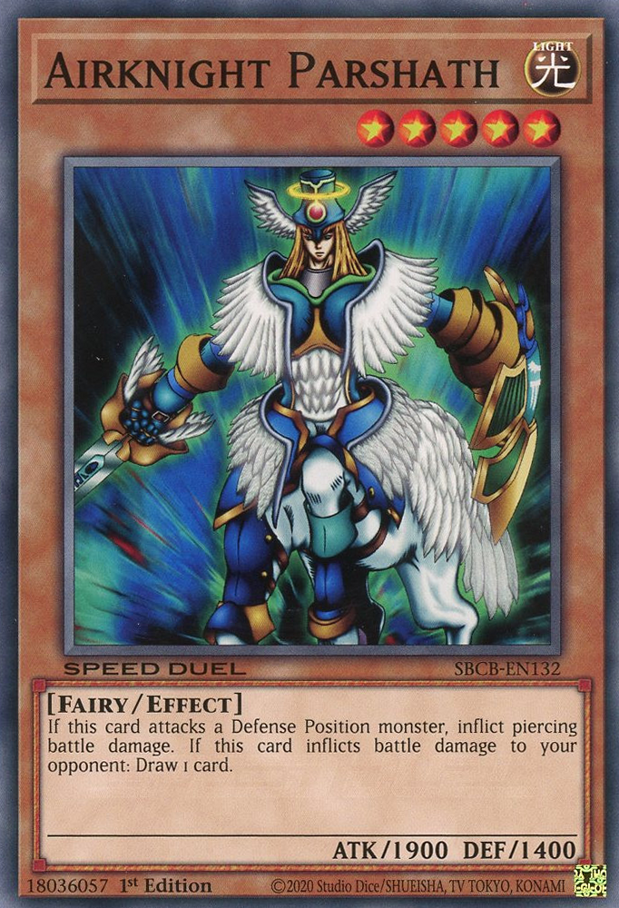 Airknight Parshath, Speed Duel: Battle City Box · SBCB-EN132