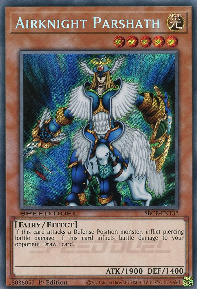 Airknight Parshath, Speed Duel: Battle City Box · SBCB-EN132