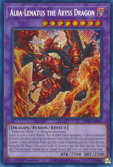 Alba-Lenatus the Abyss Dragon, Dimension Force · DIFO-EN035