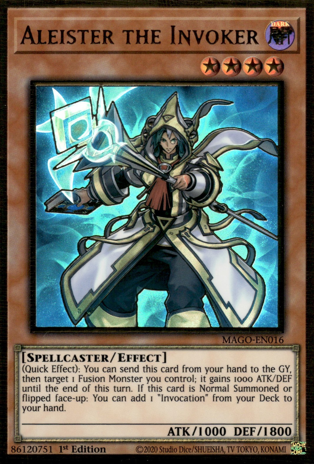 Aleister the Invoker, Maximum Gold · MAGO-EN016