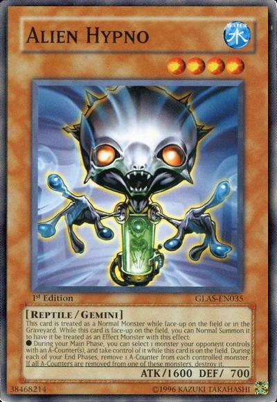 Alien Hypno, Gladiator's Assault Sneak Peek Participation Card · GLAS-EN035