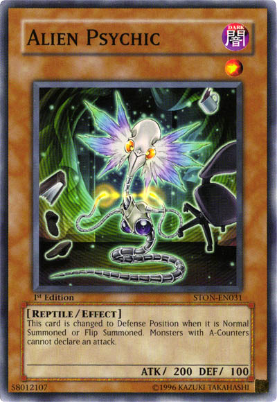 Alien Psychic, Strike of Neos Sneak Peek Participation Card · STON-EN031
