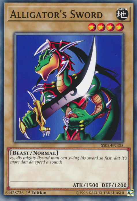 Alligator's Sword, Speed Duel Starter Decks: Duelists of Tomorrow · SS02-ENB05