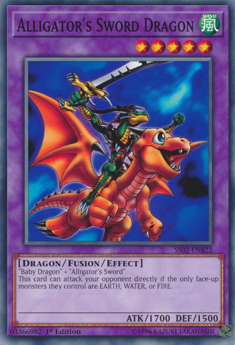 Alligator's Sword Dragon, Speed Duel Starter Decks: Duelists of Tomorrow · SS02-ENB22