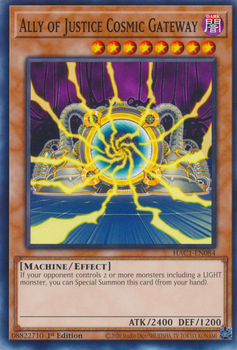 Ally of Justice Cosmic Gateway, Hidden Arsenal: Chapter 1 · HAC1-EN084