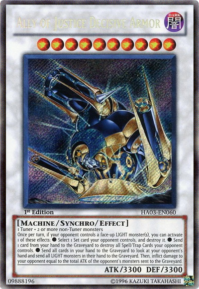 Ally of Justice Decisive Armor, Hidden Arsenal 3 · HA03-EN060