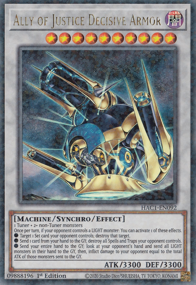 Ally of Justice Decisive Armor, Hidden Arsenal: Chapter 1 · HAC1-EN092