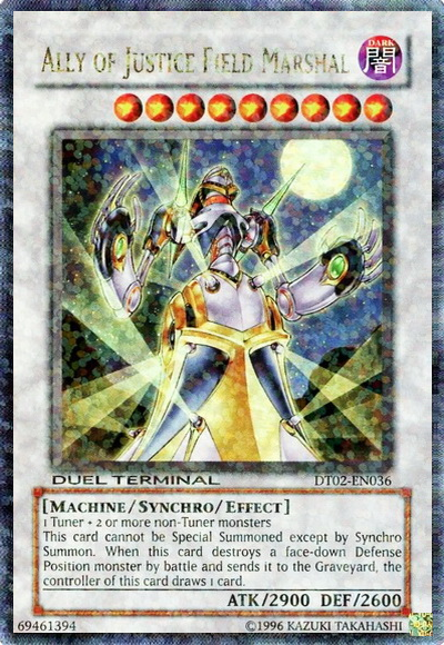 Ally of Justice Field Marshal, Duel Terminal 2 · DT02-EN036