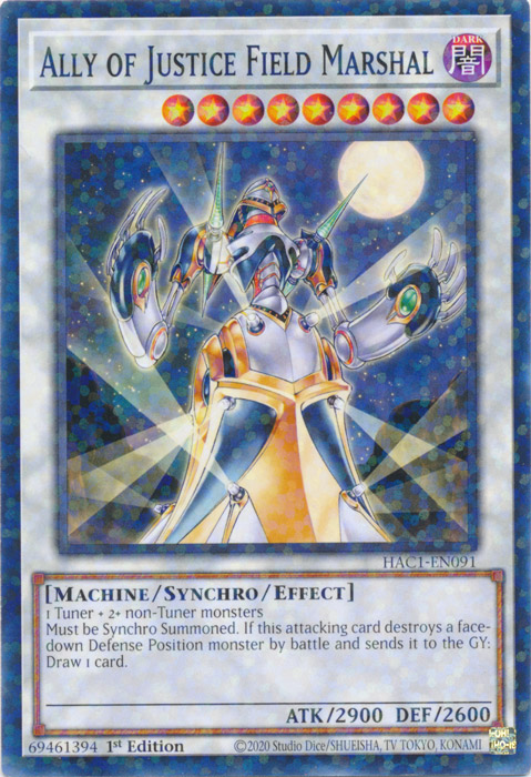 Ally of Justice Field Marshal, Hidden Arsenal: Chapter 1 · HAC1-EN091