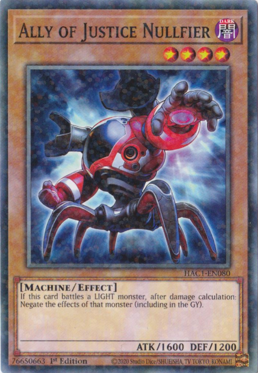 Ally of Justice Nullfier, Hidden Arsenal: Chapter 1 · HAC1-EN080