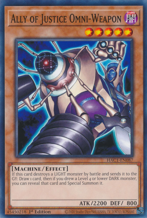 Ally of Justice Omni-Weapon, Hidden Arsenal: Chapter 1 · HAC1-EN087