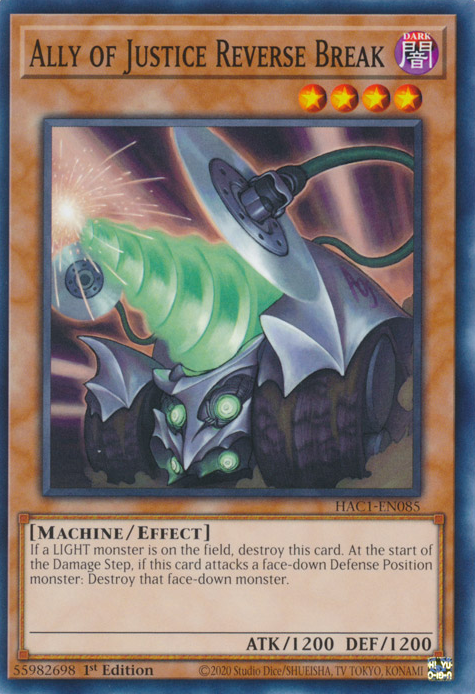 Ally of Justice Reverse Break, Hidden Arsenal: Chapter 1 · HAC1-EN085