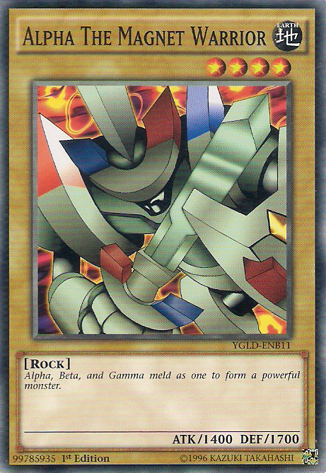 Alpha The Magnet Warrior, Yugi's Legendary Decks · YGLD-ENB11