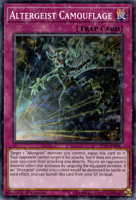 Altergeist Camouflage, Star Pack VRAINS · SP18-EN047