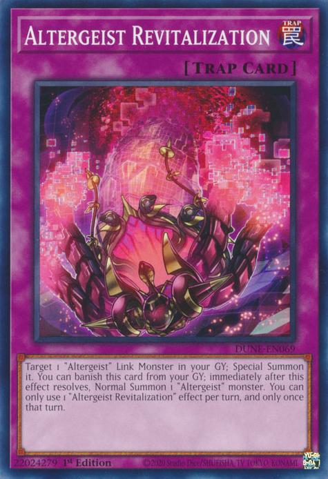 Altergeist Revitalization, Duelist Nexus · DUNE-EN069