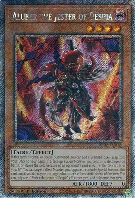 Aluber the Jester of Despia, 25th Anniversary Rarity Collection II · RA02-EN016