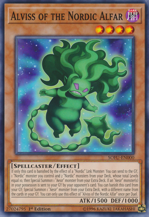 Alviss of the Nordic Alfar, Soul Fusion Sneak Peek Participation Card · SOFU-EN000
