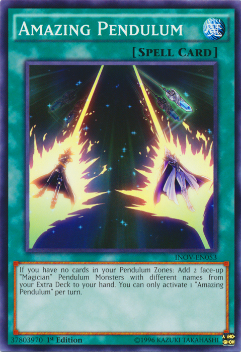 Amazing Pendulum, Invasion: Vengeance Sneak Peek Participation Card · INOV-EN053