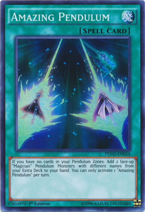 Amazing Pendulum, Pendulum Evolution · PEVO-EN034