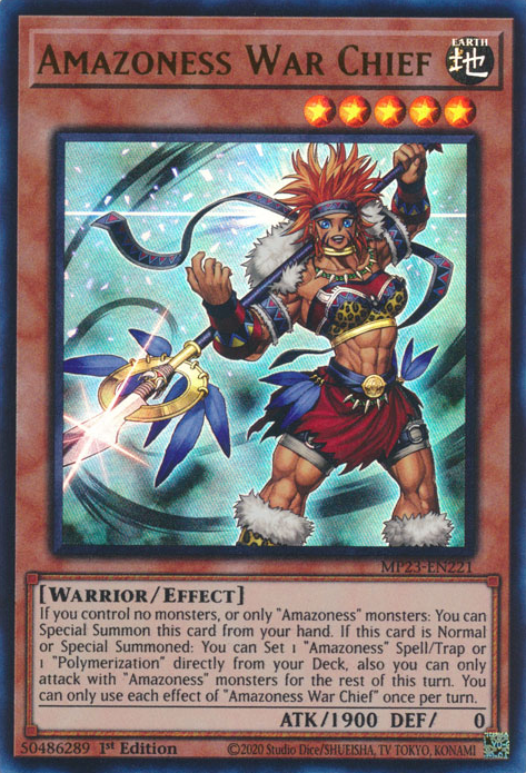 Amazoness War Chief, 25th Anniversary Tin: Dueling Heroes Mega Pack · MP23-EN221