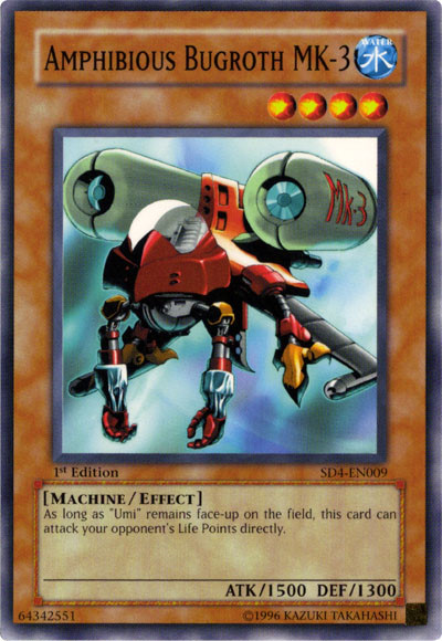 Amphibious Bugroth MK-3, Structure Deck: Fury from the Deep · SD4-EN009