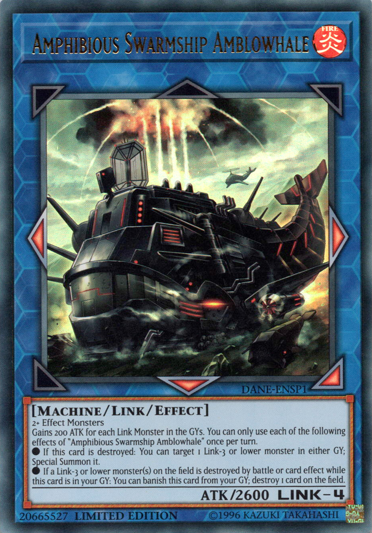 Amphibious Swarmship Amblowhale, Dark Neostorm Sneak Peek Participation Card · DANE-ENSP1