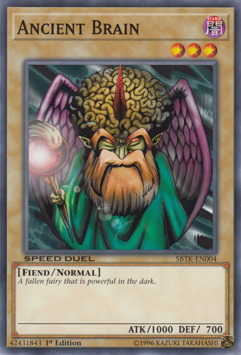 Ancient Brain, Speed Duel: Trials of the Kingdom Sneak Peek participation cards · SBTK-EN004