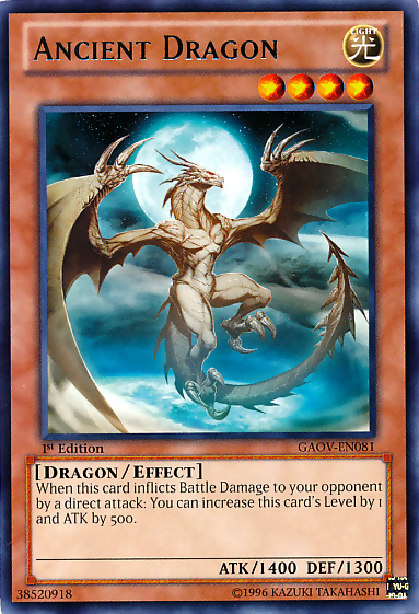 Ancient Dragon, Galactic Overlord Sneak Peek Participation Card · GAOV-EN081