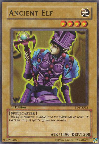 Ancient Elf, Summoned Skull Sample promotional card · SDY-E022