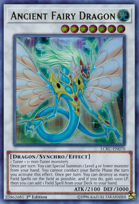 Ancient Fairy Dragon, Legendary Collection Kaiba Mega Pack · LCKC-EN070