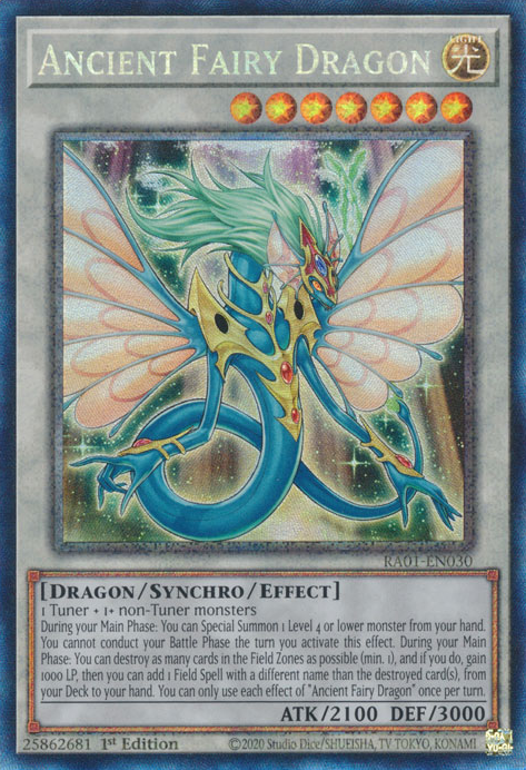 Ancient Fairy Dragon, 25th Anniversary Rarity Collection · RA01-EN030