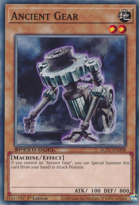 Ancient Gear, Speed Duel GX: Duel Academy Box · SGX1-END08