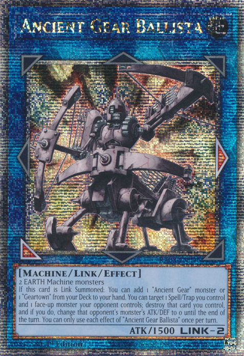 Ancient Gear Ballista, Quarter Century Bonanza · RA03-EN046