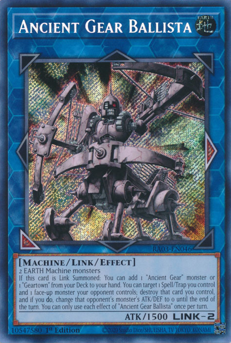 Ancient Gear Ballista, Quarter Century Bonanza · RA03-EN046