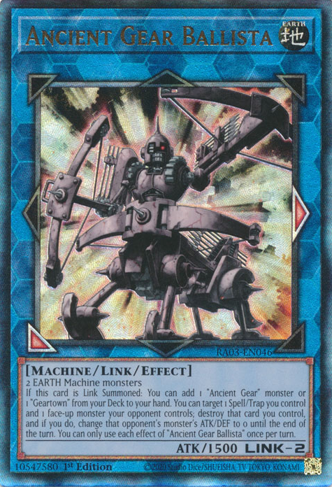 Ancient Gear Ballista, Quarter Century Bonanza · RA03-EN046