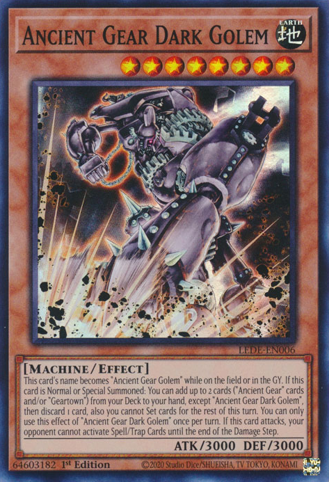 Ancient Gear Dark Golem, Legacy of Destruction · LEDE-EN006