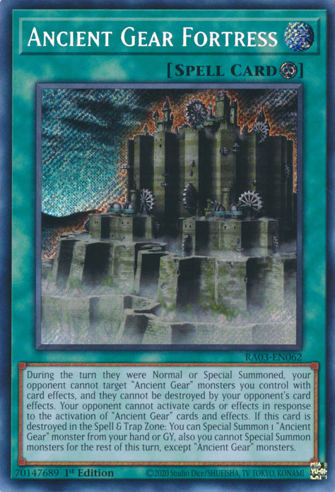 Ancient Gear Fortress, Quarter Century Bonanza · RA03-EN062