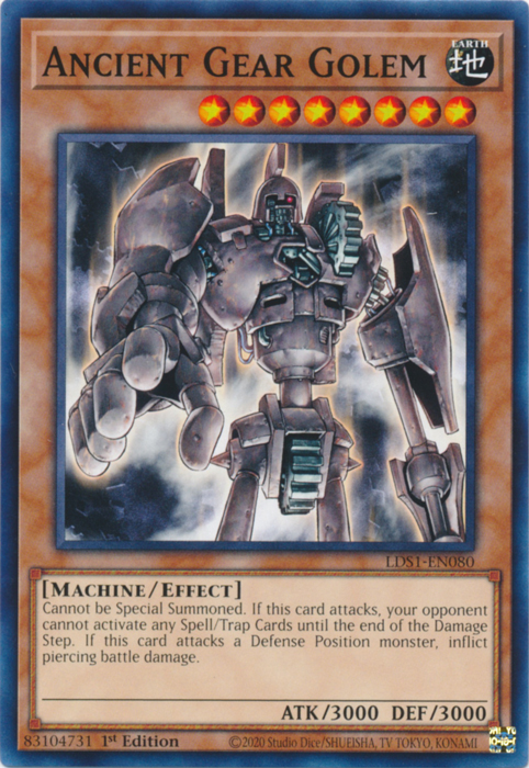 Ancient Gear Golem, Legendary Duelists: Season 1 · LDS1-EN080