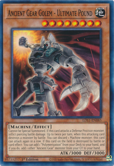 Ancient Gear Golem - Ultimate Pound, Legendary Duelists: Season 1 · LDS1-EN085