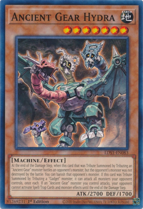 Ancient Gear Hydra, Legendary Duelists: Season 1 · LDS1-EN083