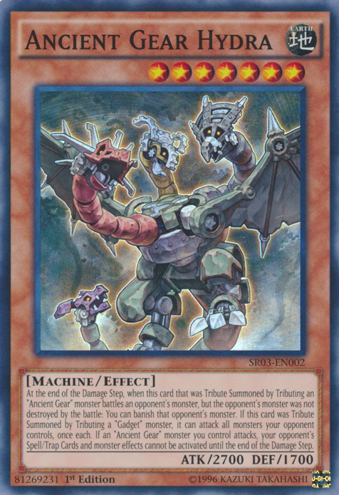 Ancient Gear Hydra, Machine Reactor Structure Deck · SR03-EN002
