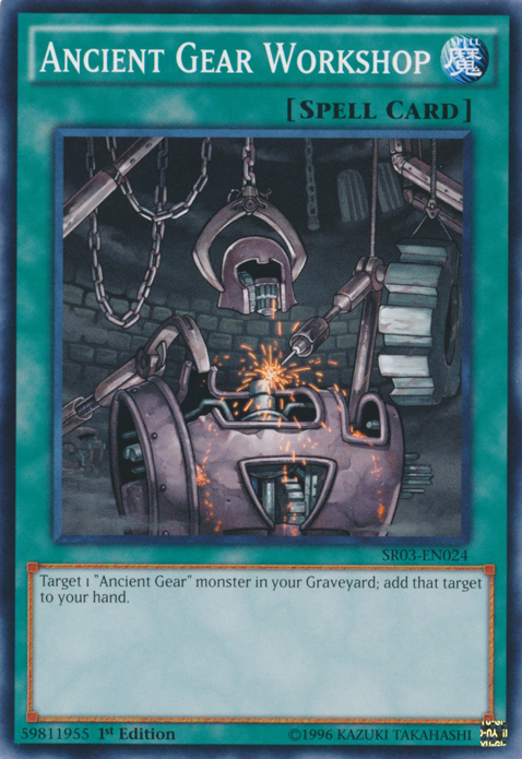 Ancient Gear Workshop, Machine Reactor Structure Deck · SR03-EN024