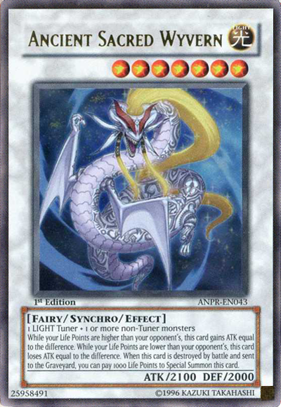 Ancient Sacred Wyvern, Ancient Prophecy Sneak Peek Participation Card · ANPR-EN043