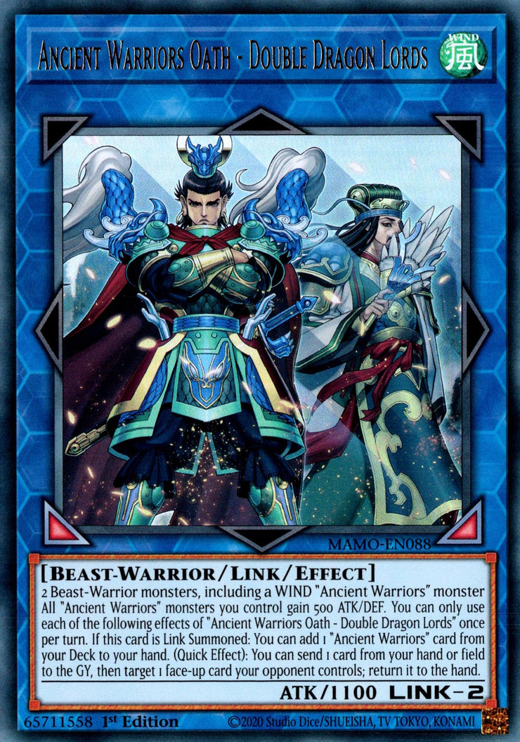 Ancient Warriors Oath - Double Dragon Lords, Magnificent Monsters · MAMO-EN088