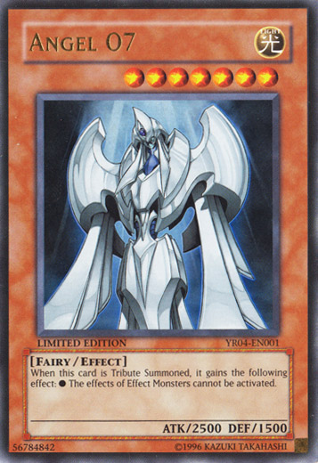 Angel O7, Yu-Gi-Oh! R Volume 4 promotional card · YR04-EN001
