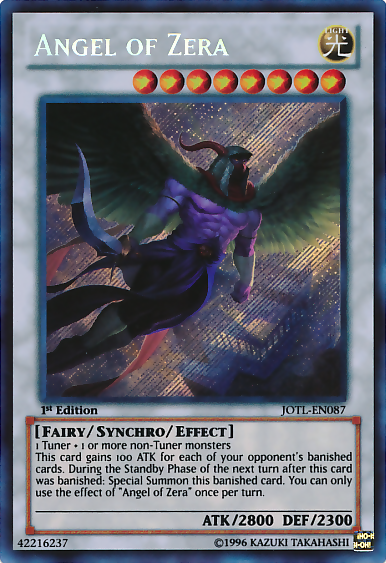 Angel of Zera, Judgment of the Light Sneak Peek Participation Card · JOTL-EN087