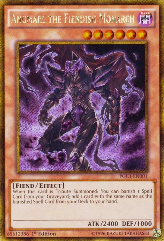 Angmarl the Fiendish Monarch, Premium Gold: Infinite Gold · PGL3-EN001
