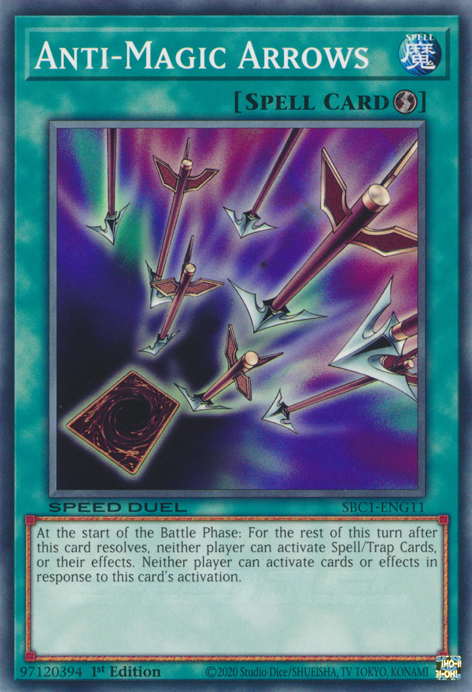 Anti-Magic Arrows, Speed Duel: Streets of Battle City · SBC1-ENG11