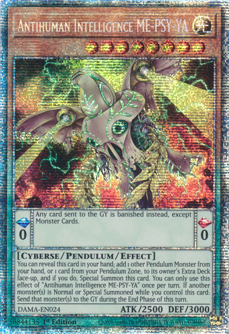 Antihuman Intelligence ME-PSY-YA, Dawn of Majesty Premiere! promotional card · DAMA-EN024