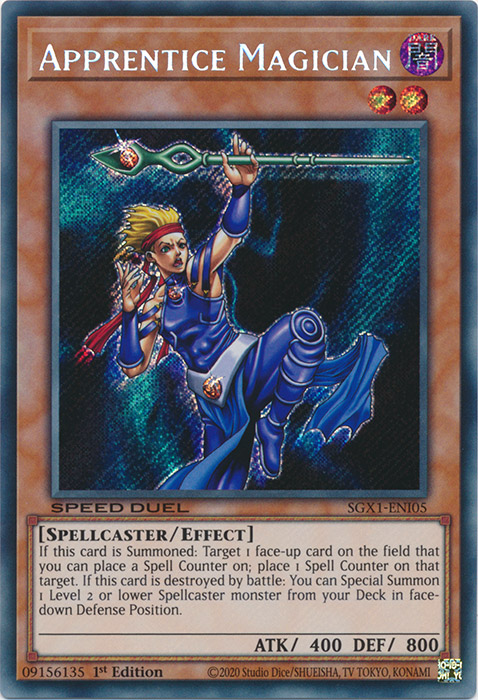 Apprentice Magician, Speed Duel GX: Duel Academy Box · SGX1-ENI05